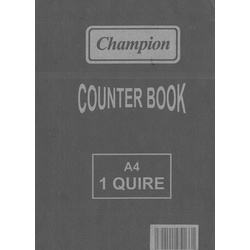 Counter Book 1Quire Champion