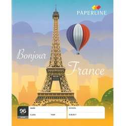 96 Pages A5 Square Paperline