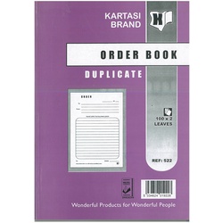 Order Book Duplicate Kartasi