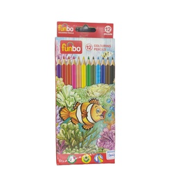 Coloured Pencils Full Size-Funbo