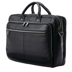 Briefcase Leather Black MU#E68