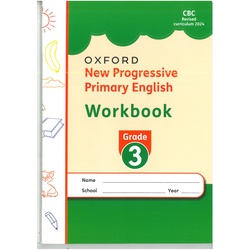 New Progressive Primary English workbook Grade 3 2024
