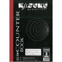 Counter Book 3 Quire Kasuku