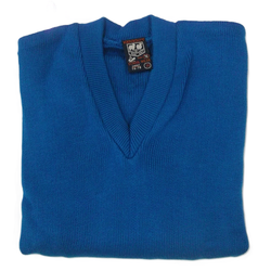 Turquoise Blue Plain Pullover