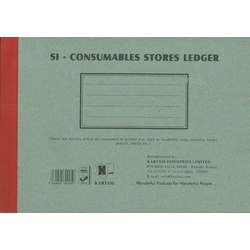 Consumable Ledger S1 4Quire