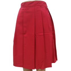 Skirt Red Pleated