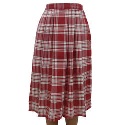 Skirt Bedi Red pleated