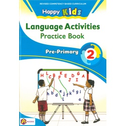 Happy Kids Language Activities Practice Book Pre-Primary 2-2025