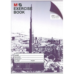 200 Pages A4 Square M&G