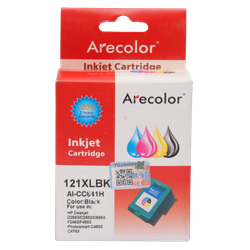 Arecolor Ink Cartridge 121 Black