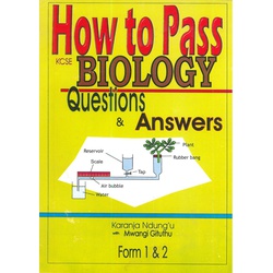 How To Pass Biology F1&F2