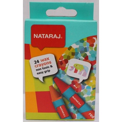 Crayons Half Size 24s-Nataraj