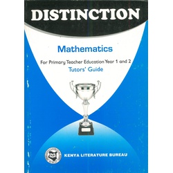 Distinction Mathematics Year 1&2-Tutor's Guide