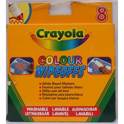 Wipeoffs 8 Colour-Crayola