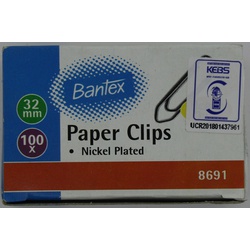 Paper Clips-32mm-Bantex