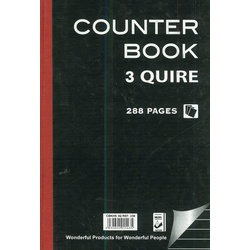 Counter Book Half 3Quire Kb