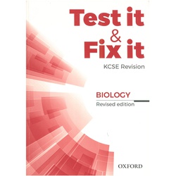 Test It Fix It Biology