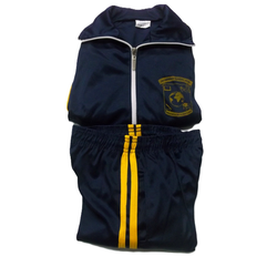 Track suit Navy Blue Yellow Stripes