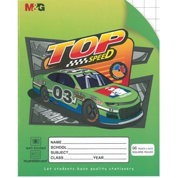 96 Pages A5 Half Inch Square M&G