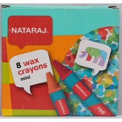 Crayons Half Size 8s-Nataraj