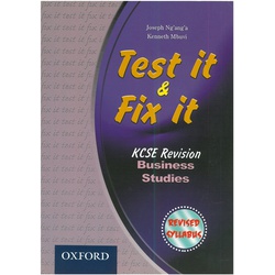 Test It Fix It Business Studies