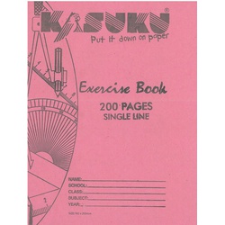 200 Pages Single Ruled Mg Kasuku