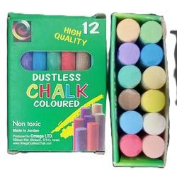 Dustless Chalk Coloured-Omega