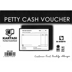 Petty Cash A6 Kartasi