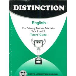 Distinction English Year 1&2-Tutor's Guide