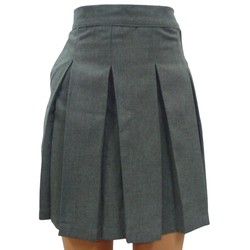 Skirt Light Grey Machine Pleats