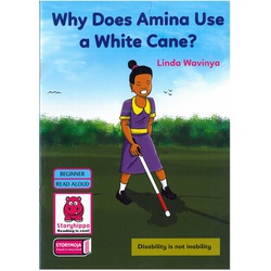 Why Does Amina Use A White Cane?