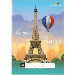 64 Pages A4 Single Line Paperline