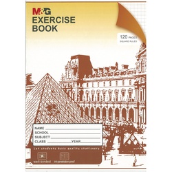 120 Pages A4 Square M&G
