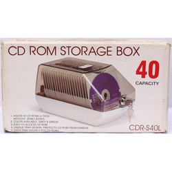 Cd Rom Storage Box-40Cds