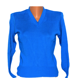 Turquoise Blue Plain Pullover