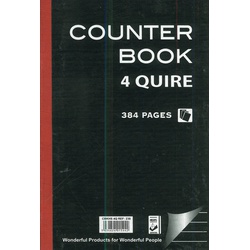 Counter Book Half 4Quire Kb