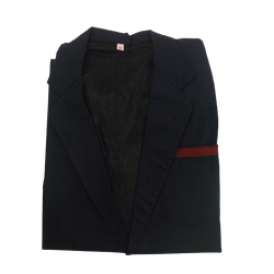 Blazer Navy Blue Maroon Stripe