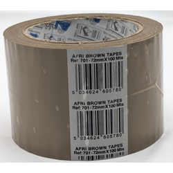 Brown Tape 72mmx100mtrs KB