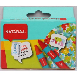 Crayons Half Size 12s-Nataraj