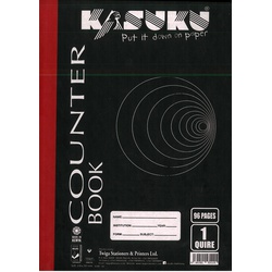 Counter Book 1 Quire Kasuku
