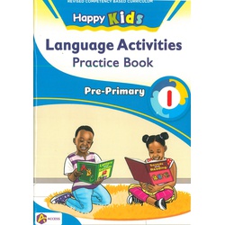 Happy Kids Language Activities Practice Book Pre-Primary 1-2025