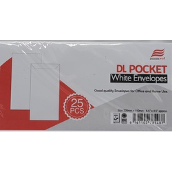 DL Pocket White 25pcs