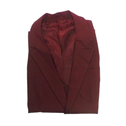 Blazer Maroon Plain