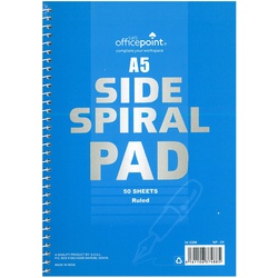 Notebook Side Spiral A5-Officepoint