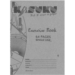 64 Pages Single Ruled Mg Kasuku