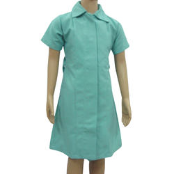Dress Turquoise Blue Suiting Same Collar