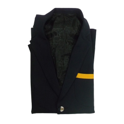 Blazer Navy blue Yellow Stripe