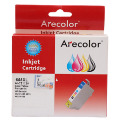 Arecolor Ink Cartridge 655 Yellow