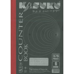 Counter Book 6Quire Kasuku