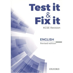 Test It Fix It English